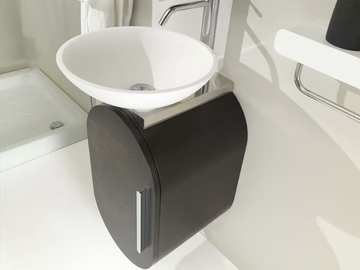 FLUX_US 16 - Single wall-mounted vanity unit by LASA IDEA - view 3